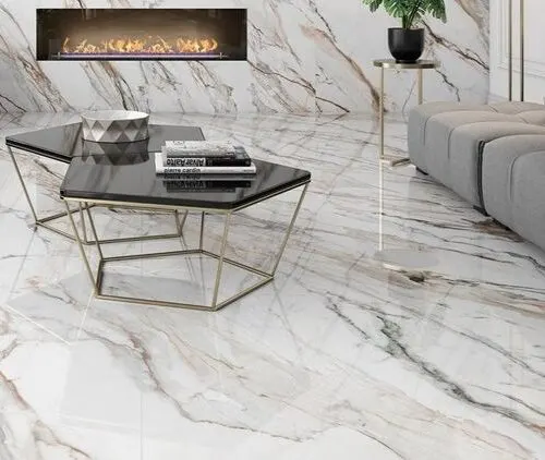 Gaziantep mermer döşeme salon zemini plaka uygulaması